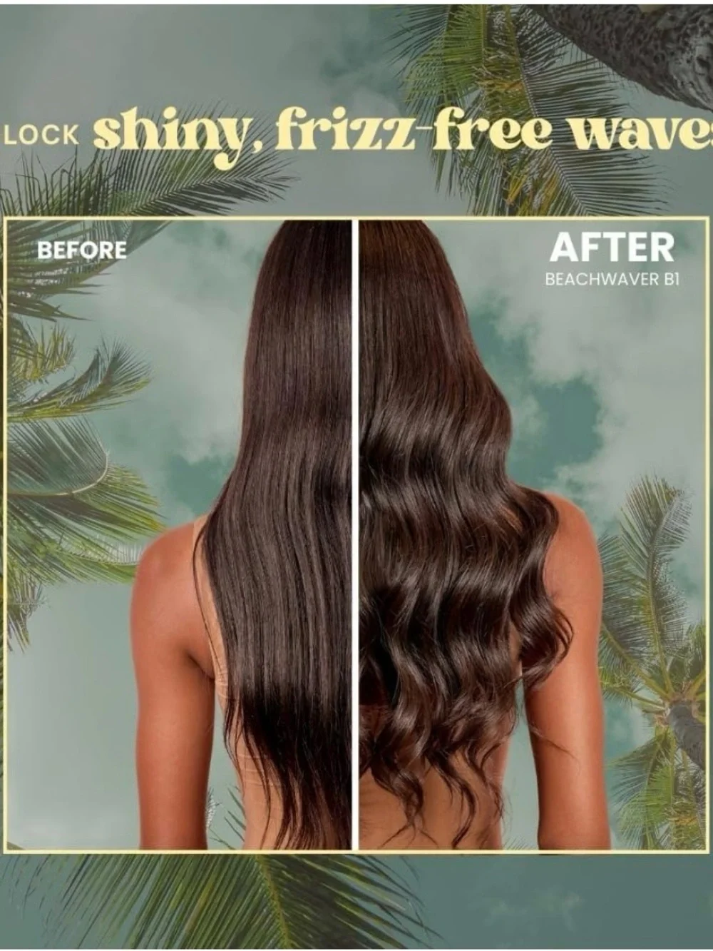 Shiny Frizz-Free Waves - Dark Brown